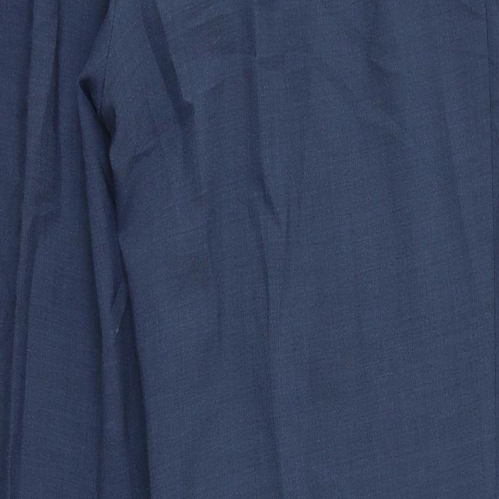Womens UK Size 38 Preworn Regular Fit Blue Trousers