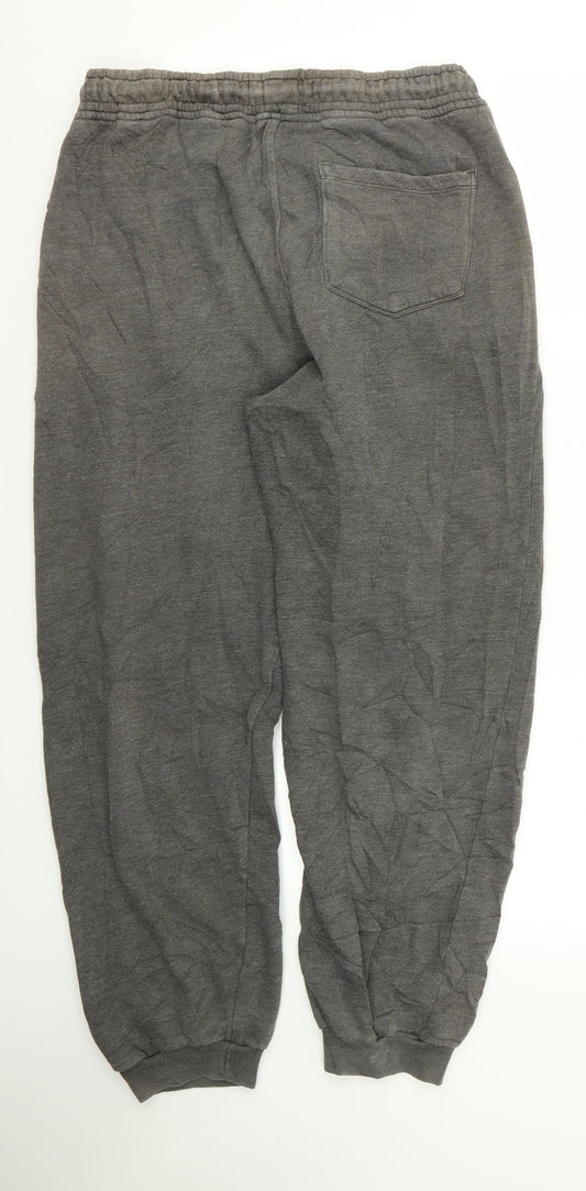 Womens UK Size M Preworn Regular Fit Grey Trousers