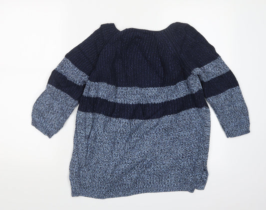 Womens UK Size 8 NEXT Blue Pullover Jumper