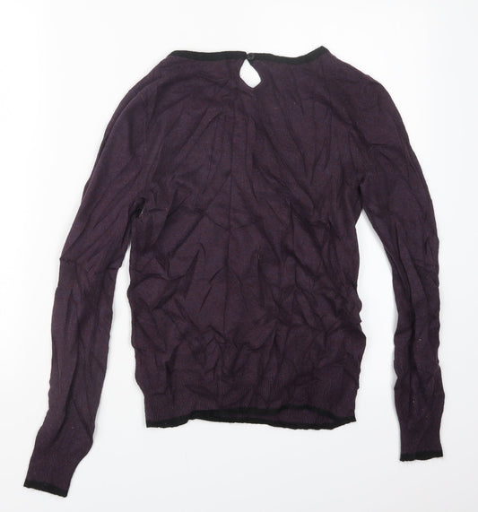 Womens UK Size 10 Principles Purple Pullover Jumper