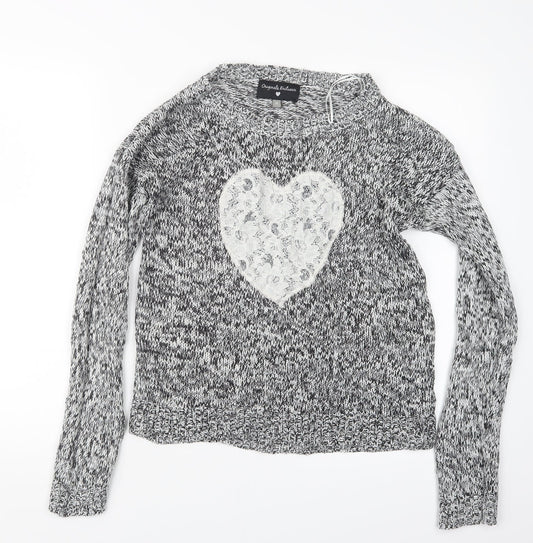 Womens UK Size M Originals Knitwear Grey Pullover Jumper