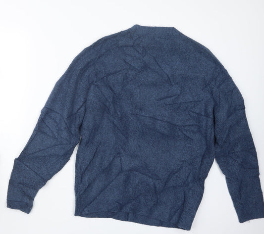 NEXT Mens Blue Knit Pullover Jumper Size L