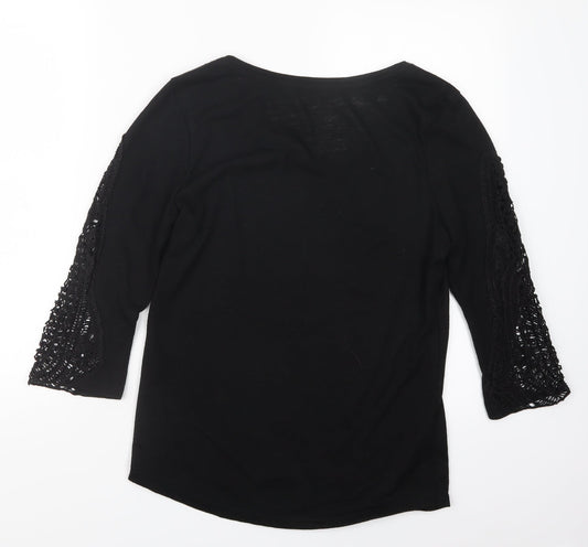 George Womens Black Pullover Jumper Size 10