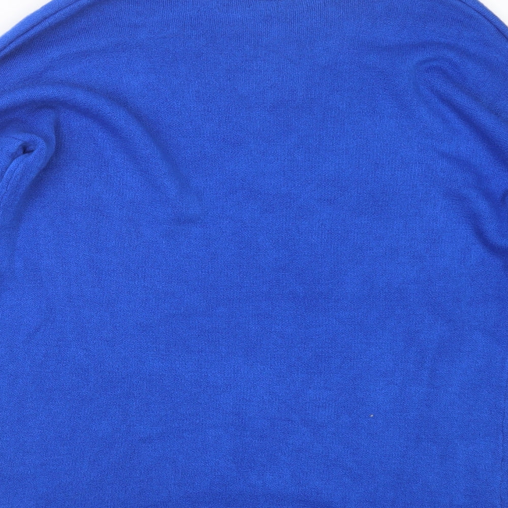 Primark Womens Blue Knit Pullover Jumper Size 8