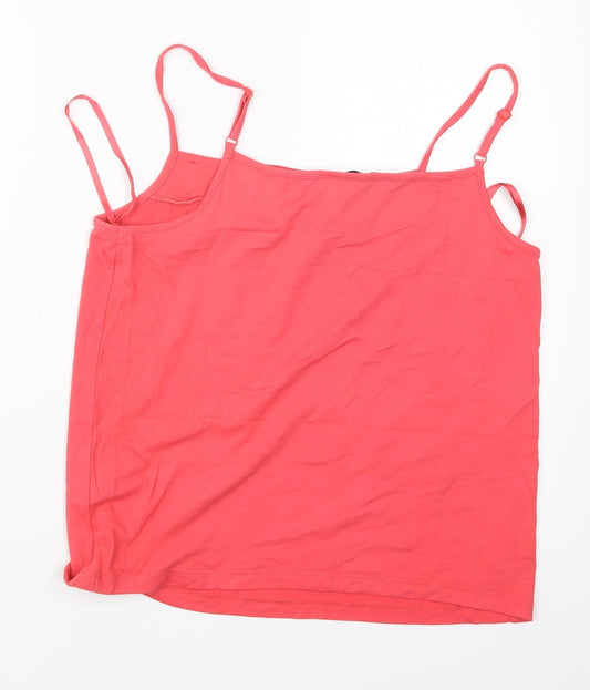 George Womens Pink Basic Blouse Size 12