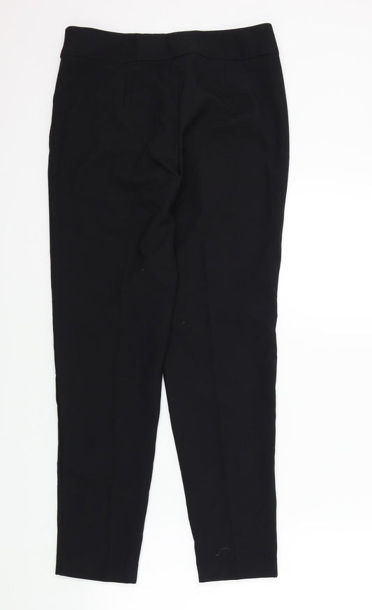George Womens Black Trousers Size 8 L28 in