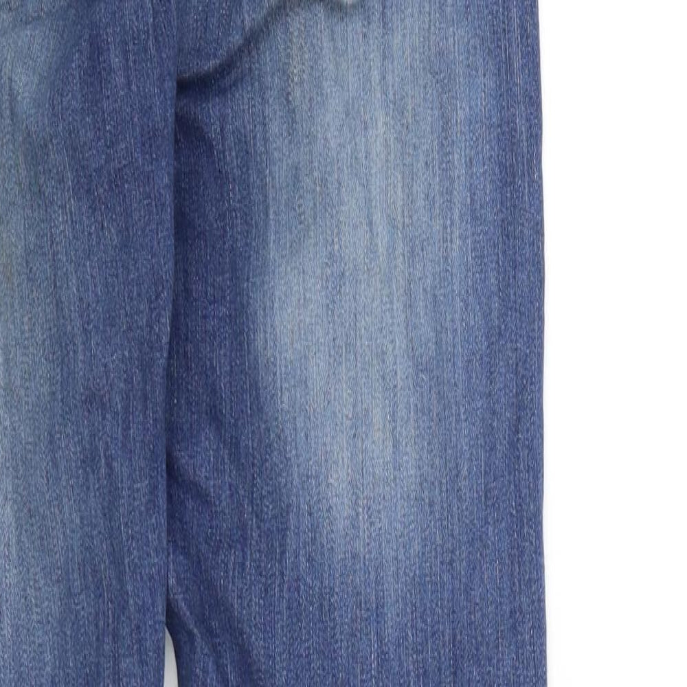 Blush Womens Blue Skinny Jeans Size S L27 in - Distressed