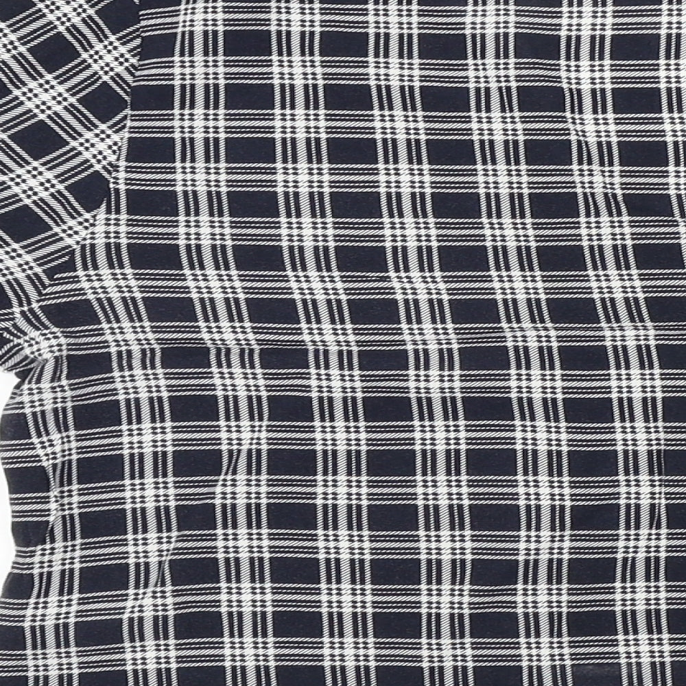 Womens UK Size 14 H&M Blue Basic Blouse