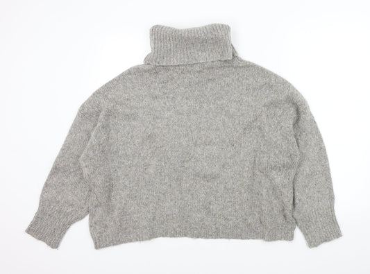 New Look Womens Grey Pullover Jumper Size L
