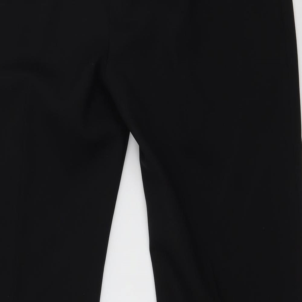 AMARANTO Womens Black Trousers Size 14 L28 in
