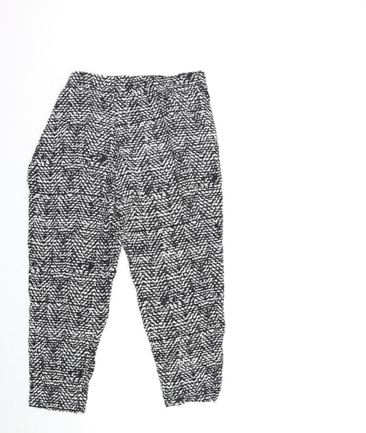 Classic Womens Black Trousers Size 16 L23 in