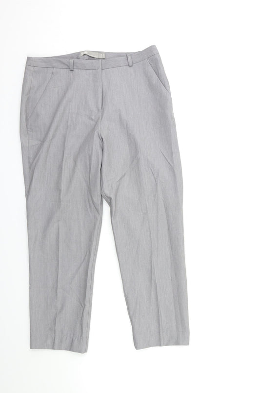 Womens UK Size 8 ASOS Regular Fit Grey Trousers