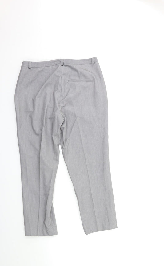 Womens UK Size 8 ASOS Regular Fit Grey Trousers