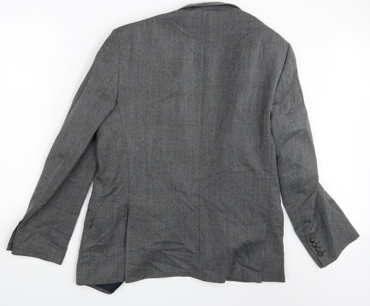 Mens UK Size M M&S Regular Grey Suit Jacket