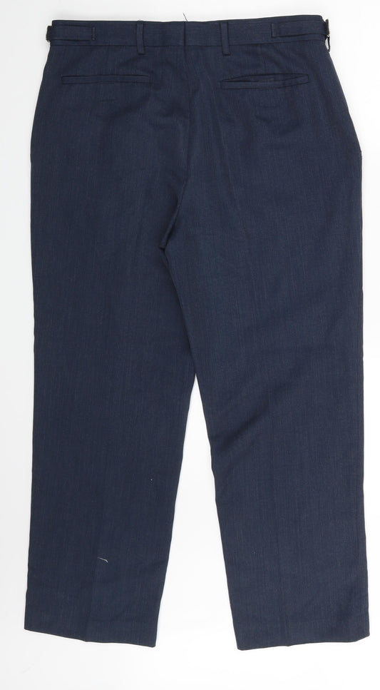 Preworn Mens Blue Trousers One Size L25 in