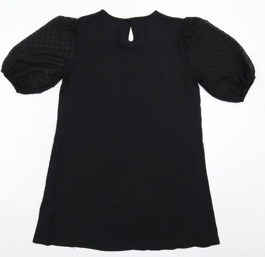 Preworn Womens Black Mini Size L