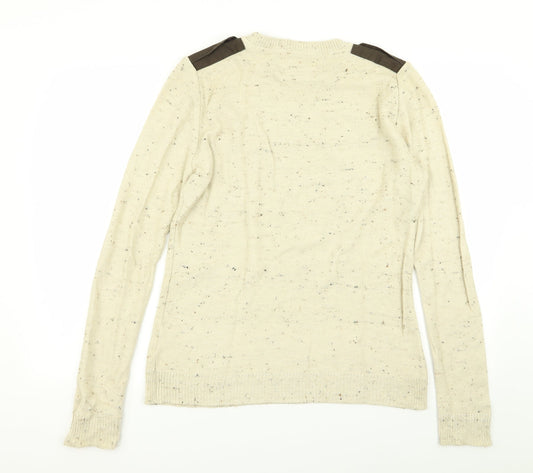 River Island Mens Beige Pullover Jumper Size S
