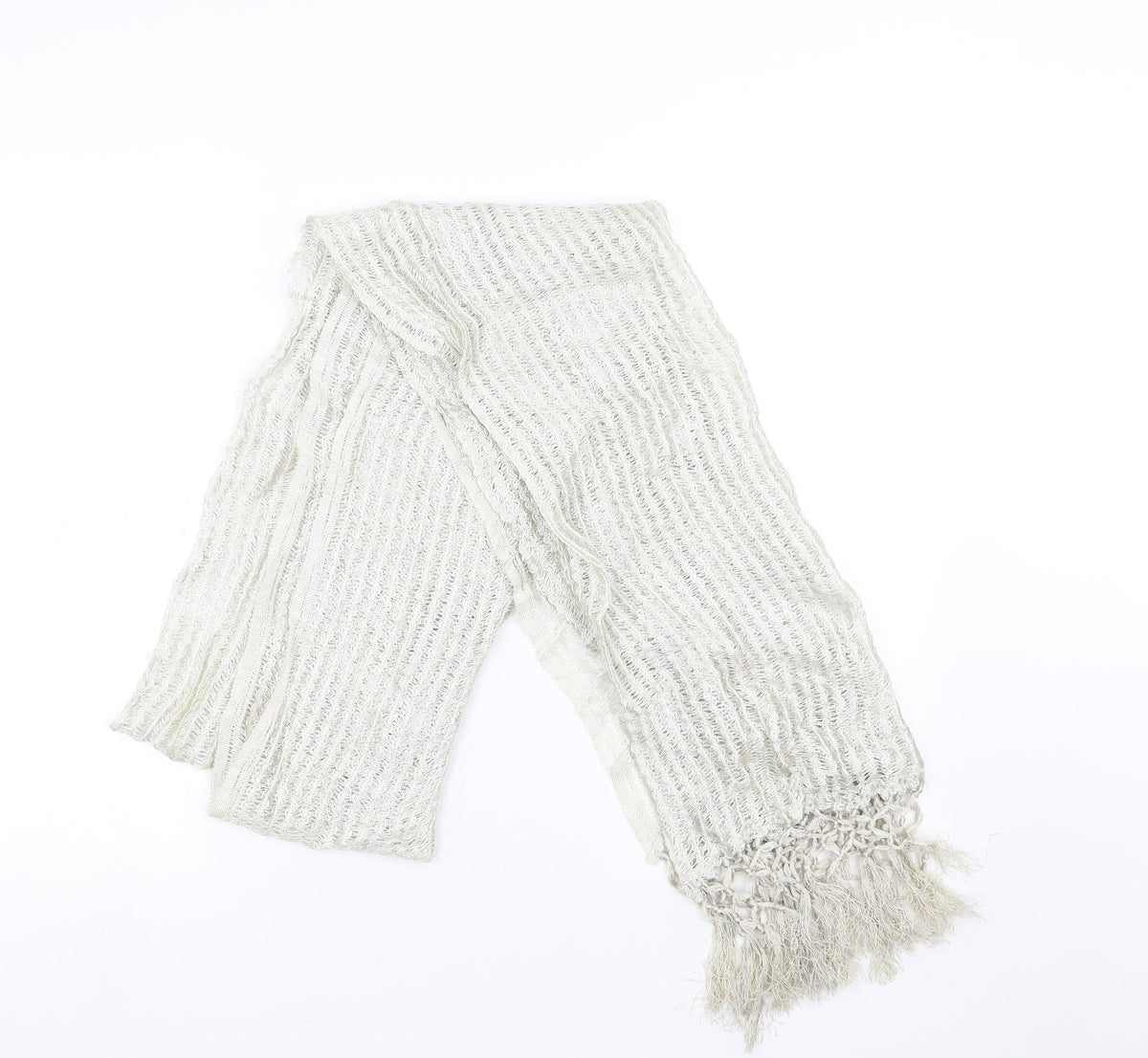 Preworn Womens Gold Scarf