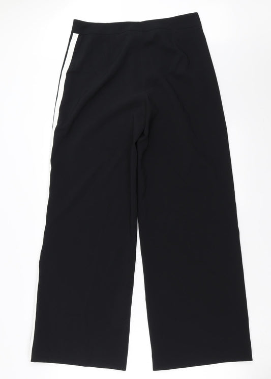 Womens UK Size 32 in Preworn Regular Fit Black Trousers