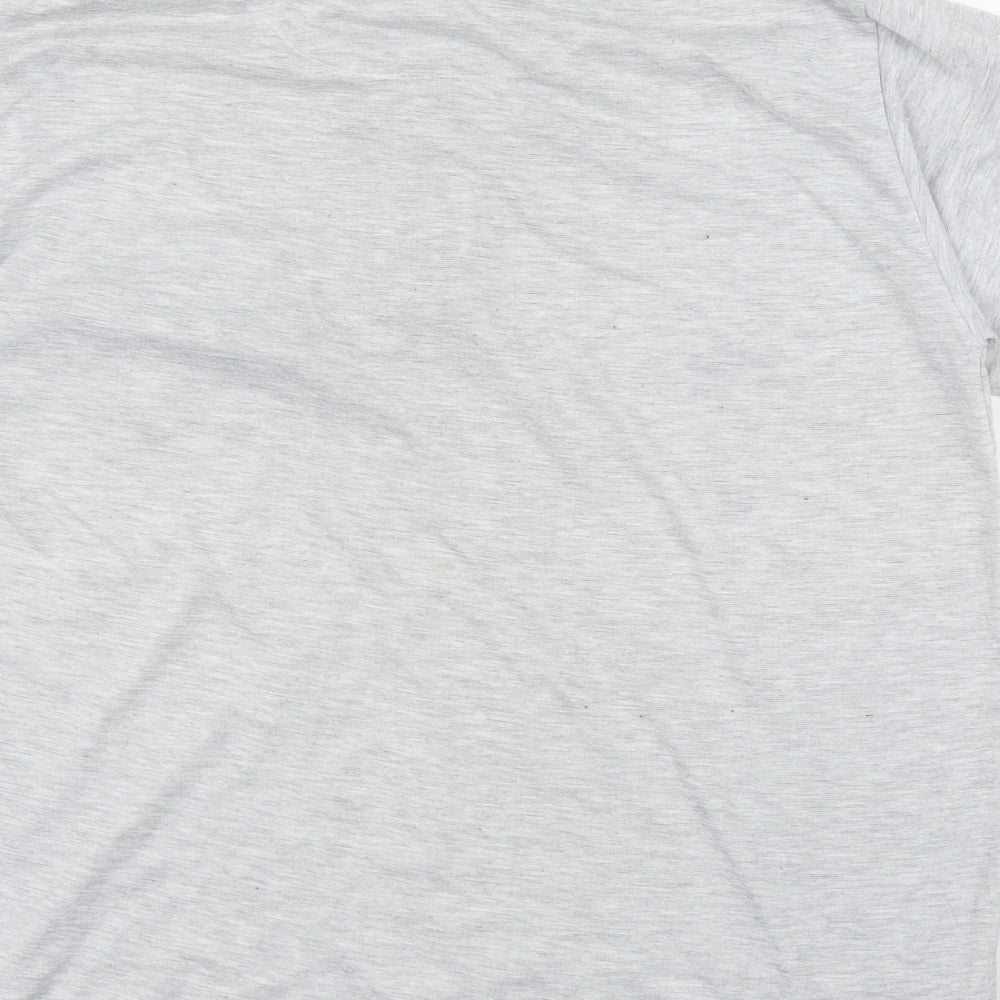 Hoang Mens Grey T-Shirt Size M