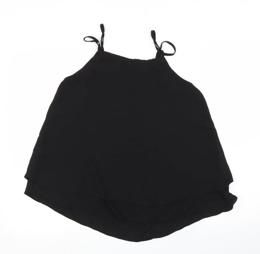 F&F Womens Black Basic Blouse Size 8