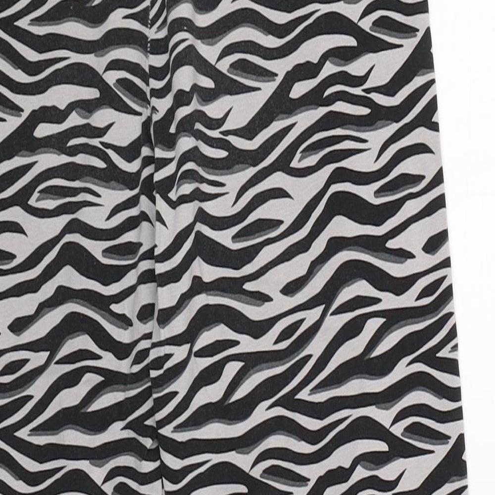 George Girls Grey Animal Print Sweatpants Trousers Size 13-14 Years