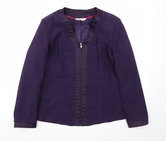 Womens UK Size 18 Bonmarché Regular Purple Blazer