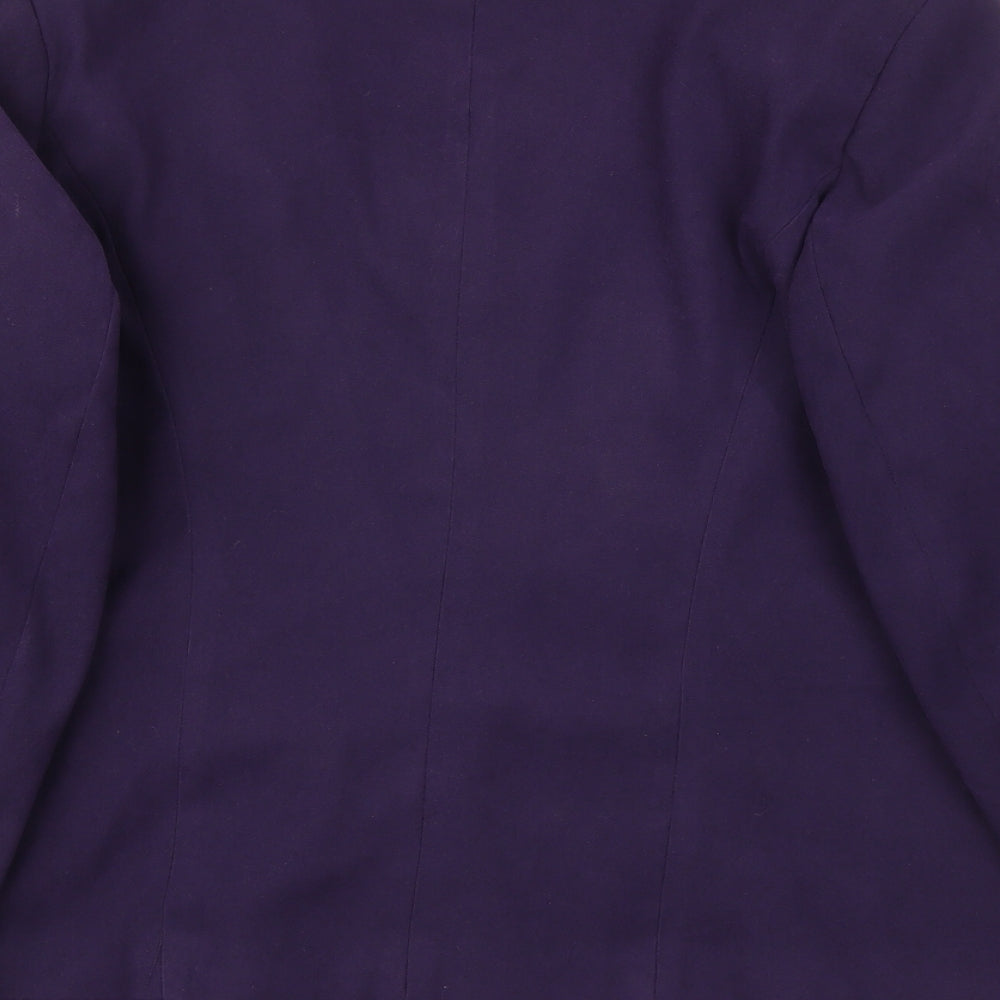 Bonmarché Womens Purple Jacket Blazer Size 18