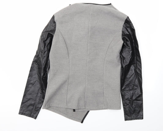 Quiz Womens Grey Jacket Size 10