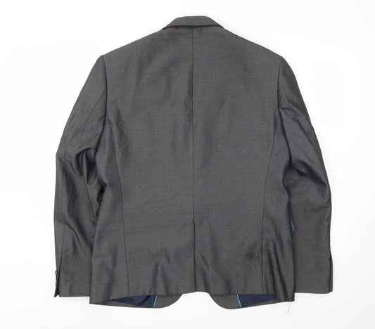 Mens UK Size 42 M&S Regular Grey Suit Jacket