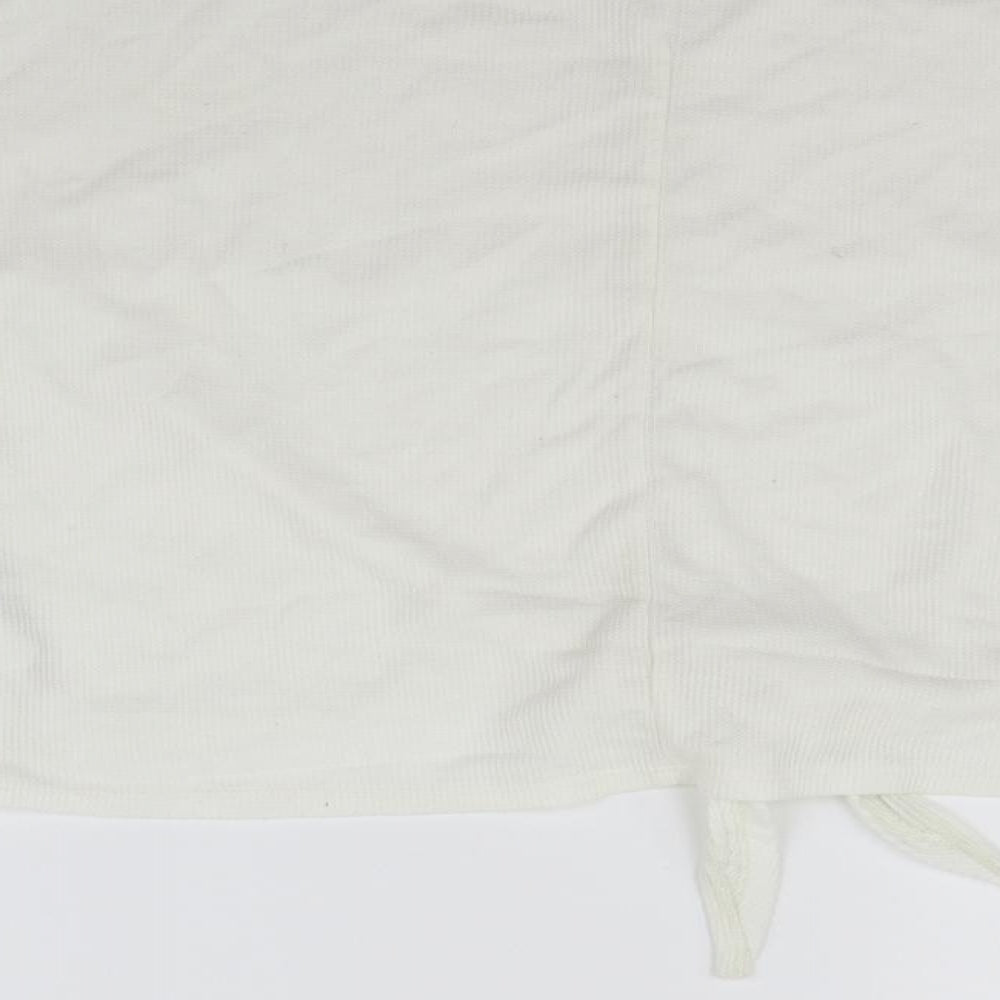 Primark Womens White Pullover Jumper Size M