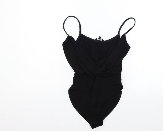 Womens UK Size 10 New Look One-Piece Black Jumpsuit