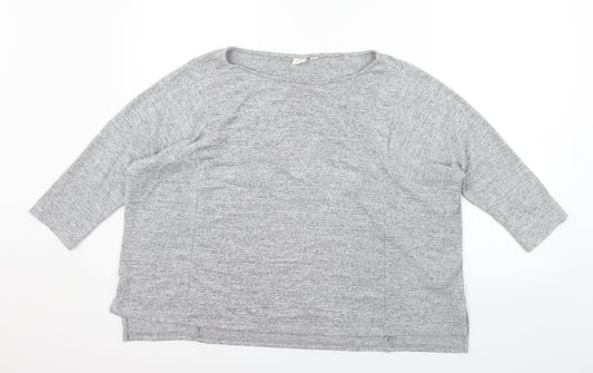 Womens UK Size S Gap Grey Basic T-Shirt