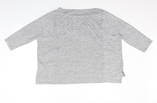 Womens UK Size S Gap Grey Basic T-Shirt