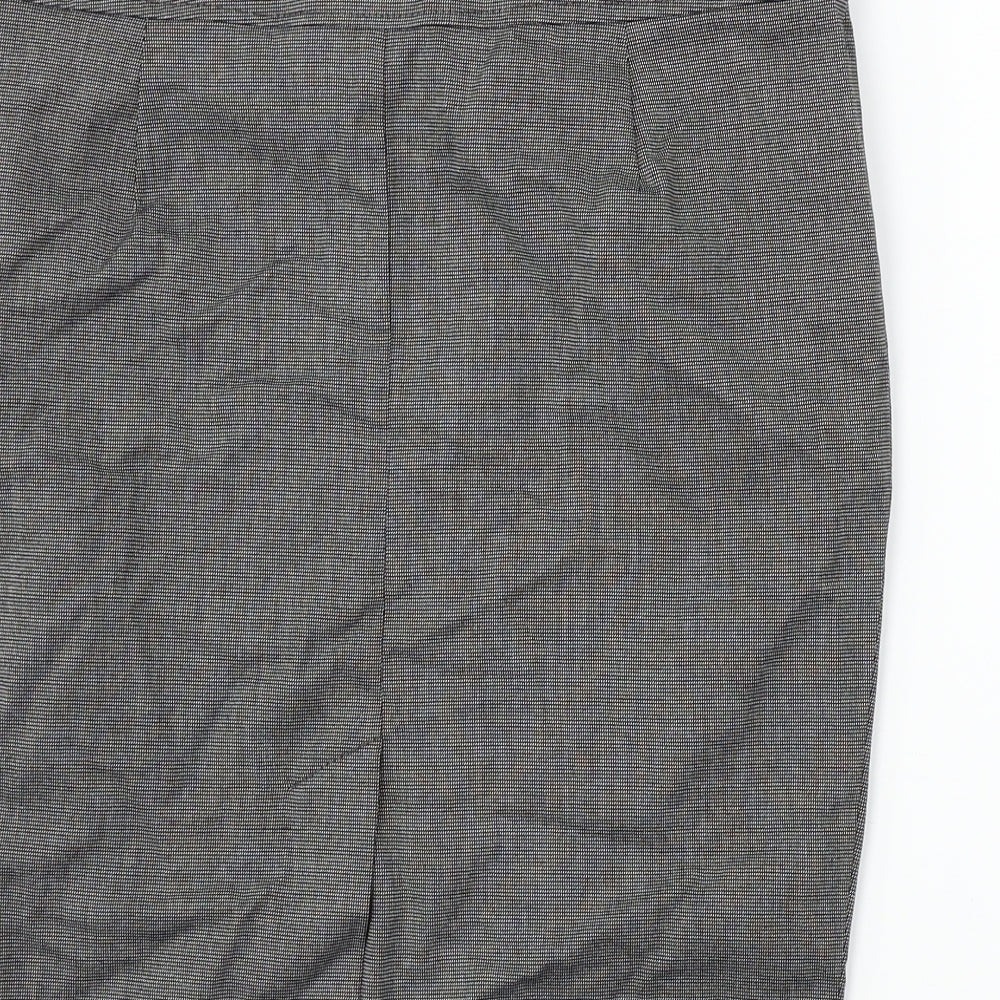 F&F Womens Grey A-Line Skirt Size 30 in