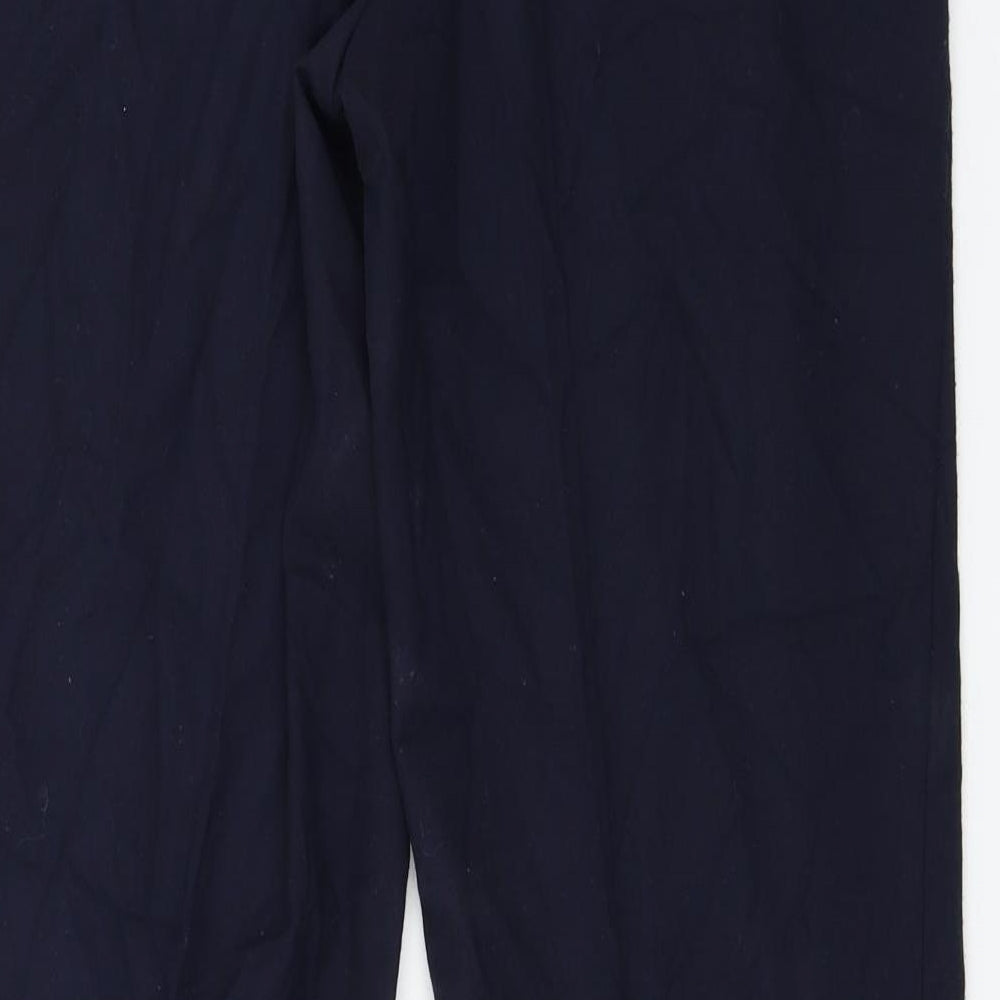 Womens UK Size 10 Marks and Spencer Regular Fit Blue Trousers