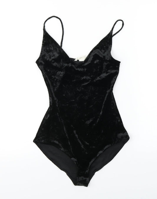 Womens UK Size XS H&M One-Piece Black Jumpsuit