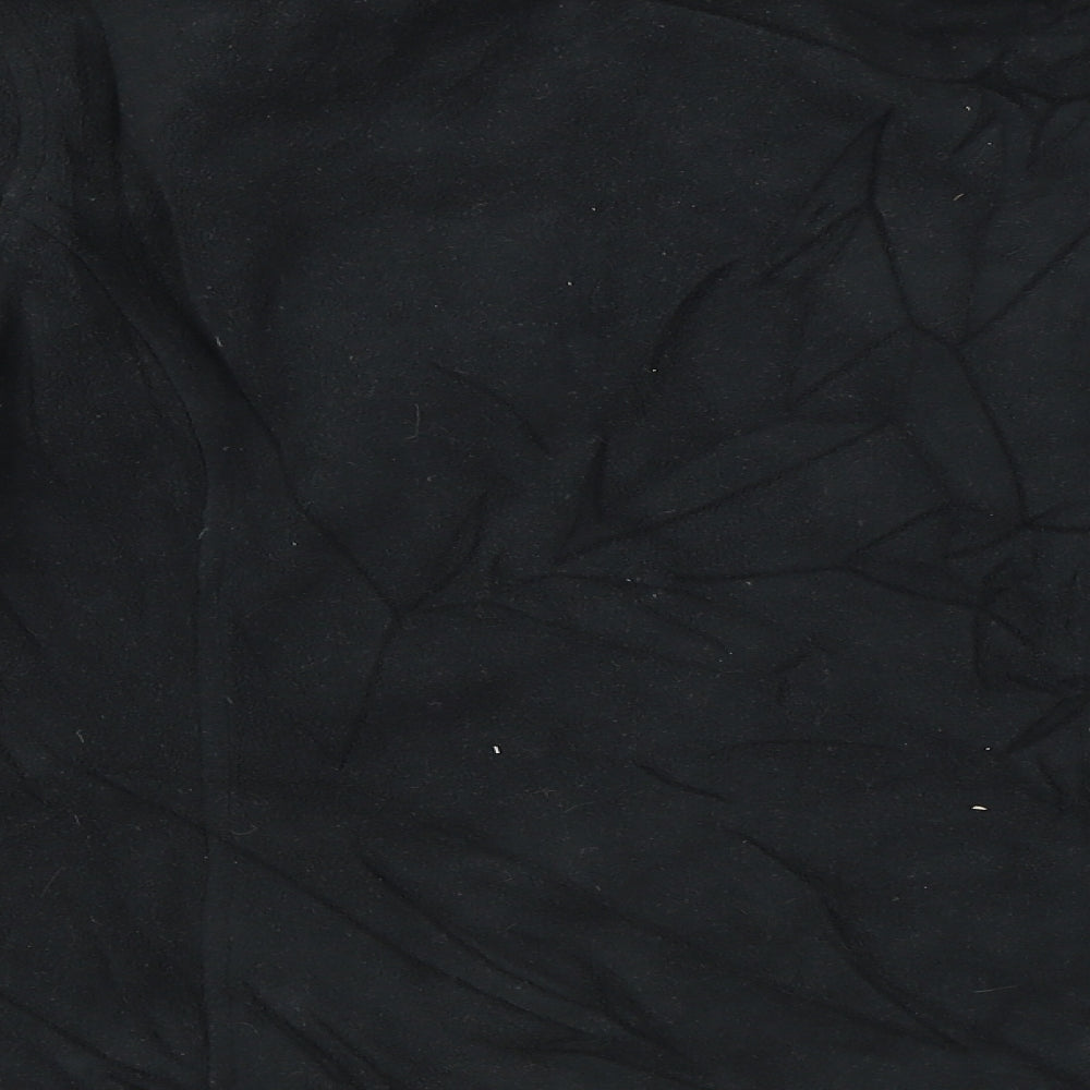 Lands' End Womens Black Henley Jumper Size XS