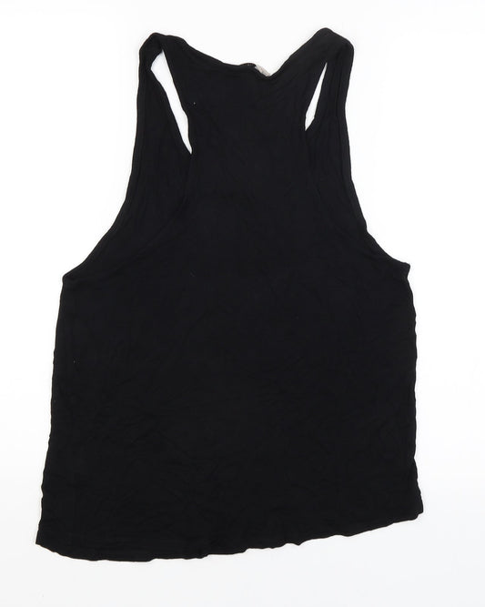 Womens UK Size 14 Atmosphere Black Basic Tank