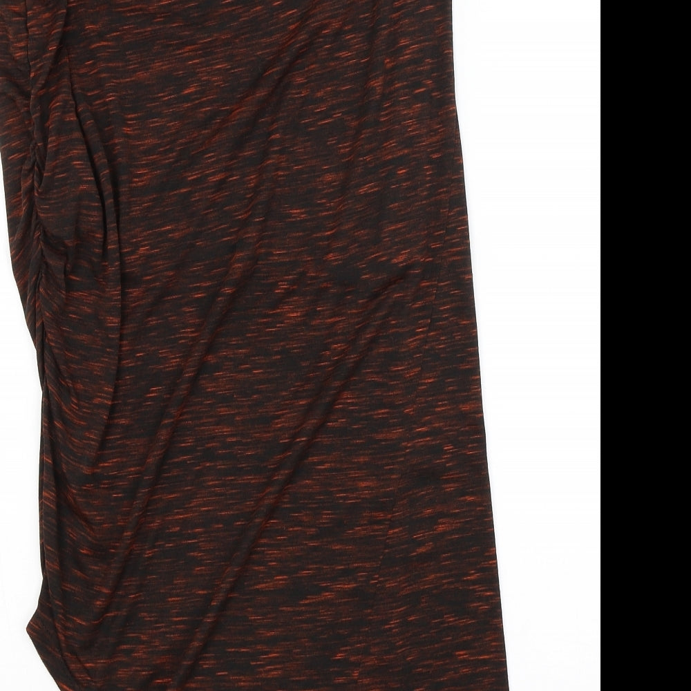 Glamourouse Womens Brown Bandage Skirt Size 14