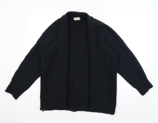 Womens UK Size M M&S Blue Wrap Jumper