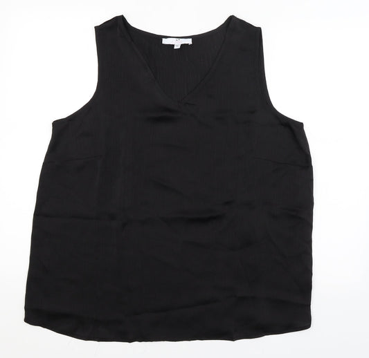 Womens UK Size 16 Julipa Black Basic Tank