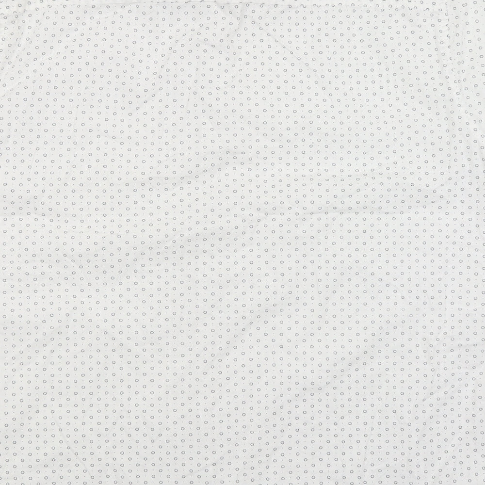 F&F Mens White Button-Up Size XL