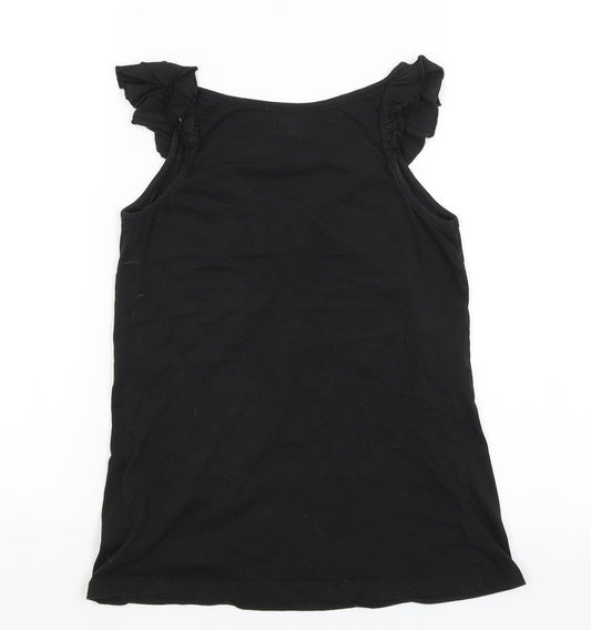 Womens UK Size 8 New Look Black Basic Tank