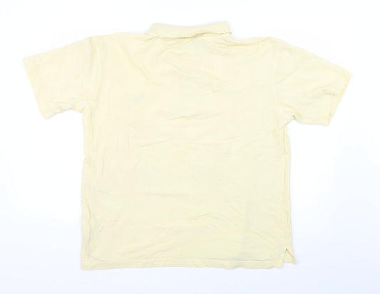 Cutting Edge Mens Yellow Polo Size L