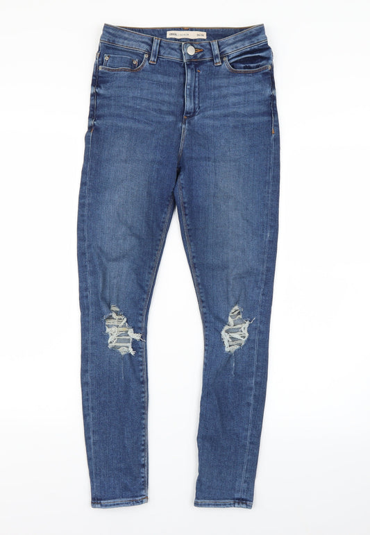 Womens UK Size 26 ASOS Regular Fit Skinny Blue Jeans