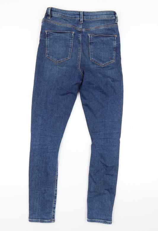 ASOS Womens Blue Denim Skinny Jeans Size 26 L30 in