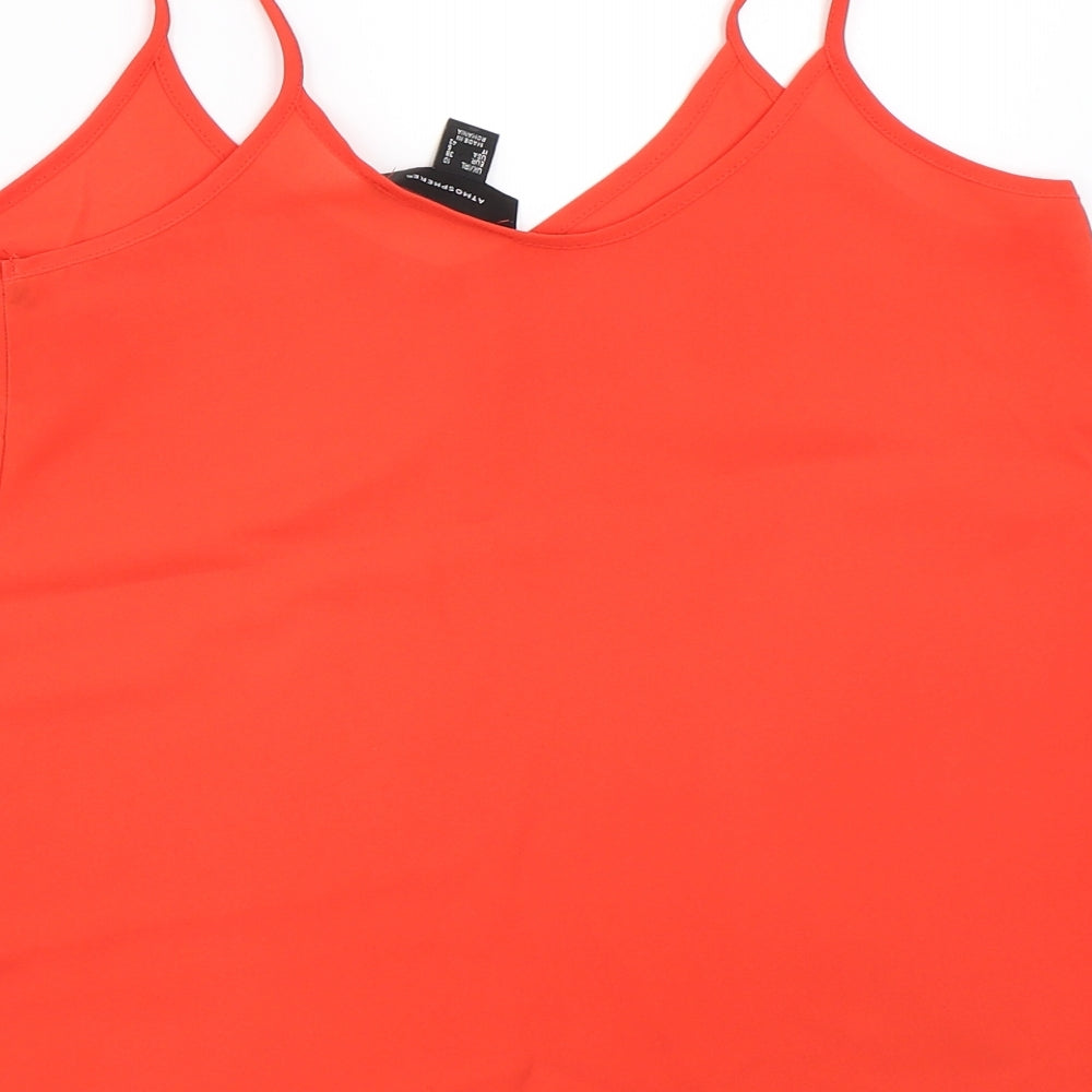 Atmosphere Womens Red Camisole Blouse Size 10