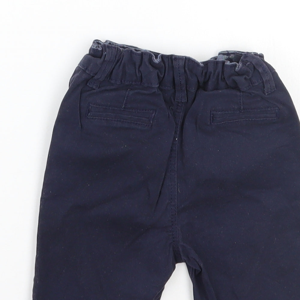 Primark Boys Blue Cargo Trousers Size 12 Months