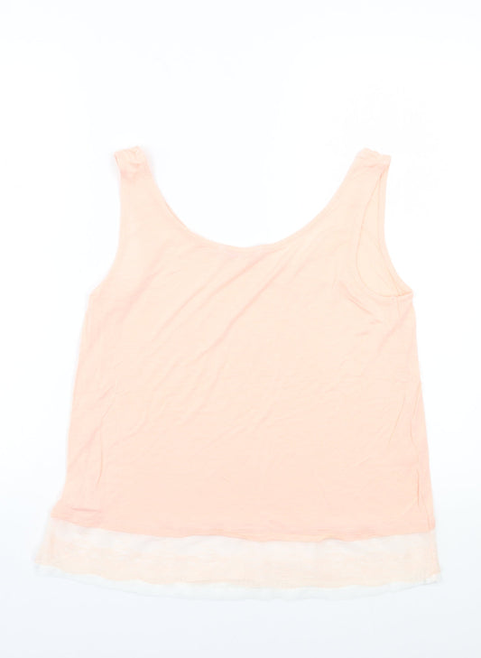 TU Womens Pink Basic T-Shirt Size 12